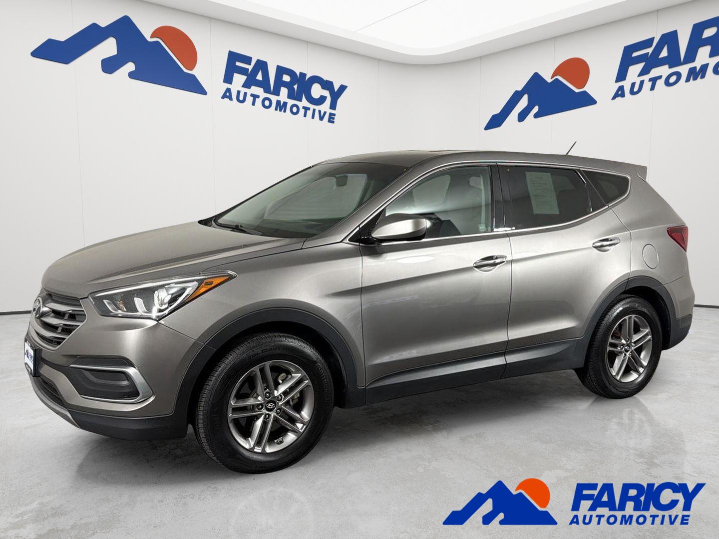 Mineral Gray 2018 Hyundai Santa Fe Sport SUV / Crossover All-Wheel Drive Automatic