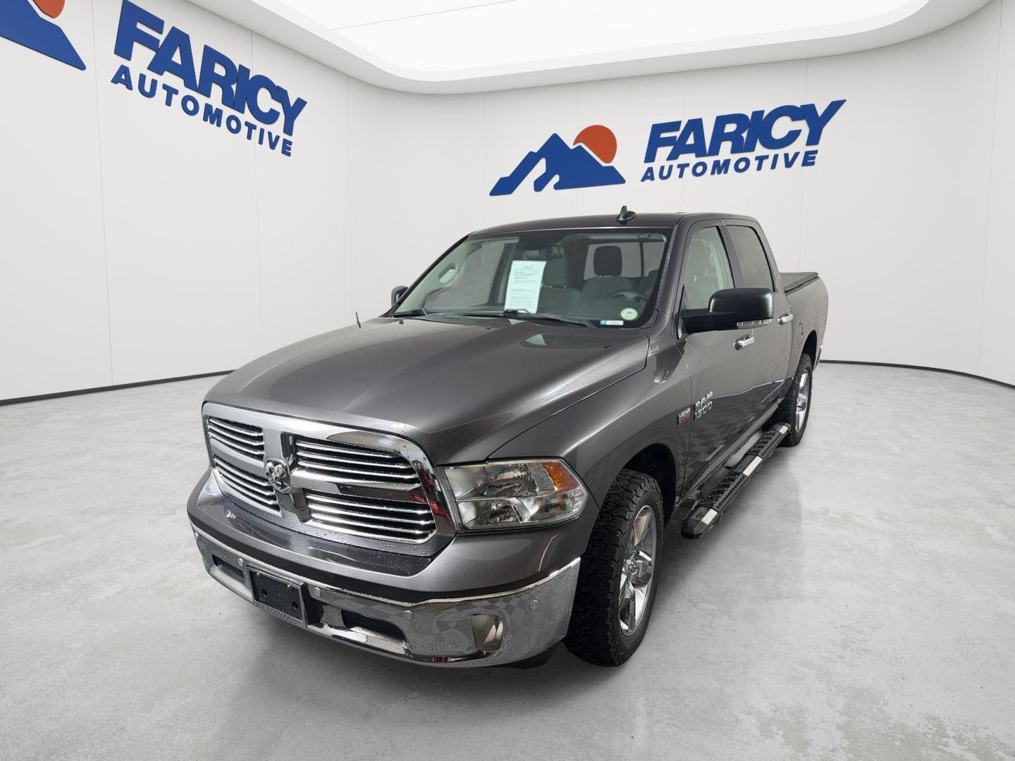 Gray (Granite Crystal Metallic Clearcoat) 2017 RAM 1500 Pickup Truck Four-Wheel Drive 8-Speed Automatic