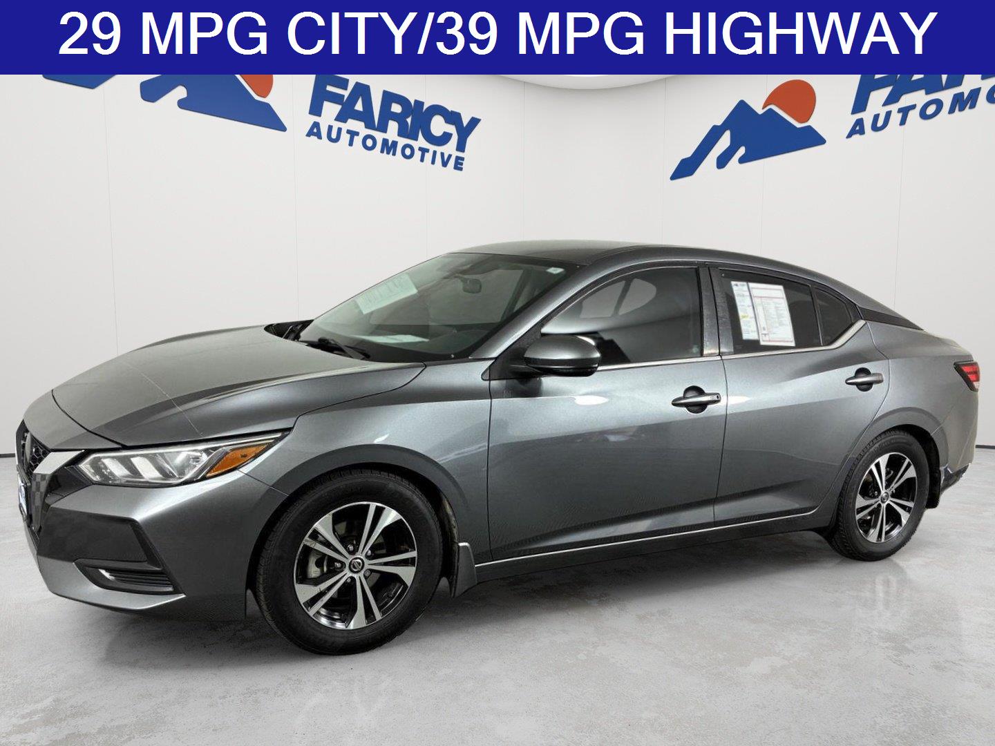 Gray (Gun Metallic) 2020 Nissan Sentra Sedan Front-Wheel Drive Continuously Variable Transmission