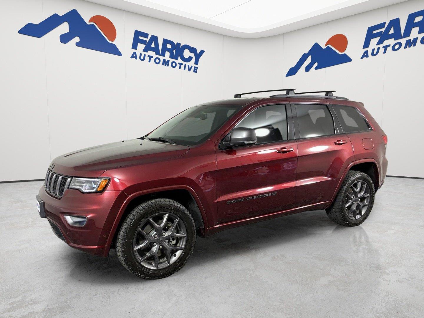 Velvet Red Pearlcoat 2021 Jeep Grand Cherokee SUV / Crossover Four-Wheel Drive 8-Speed Automatic