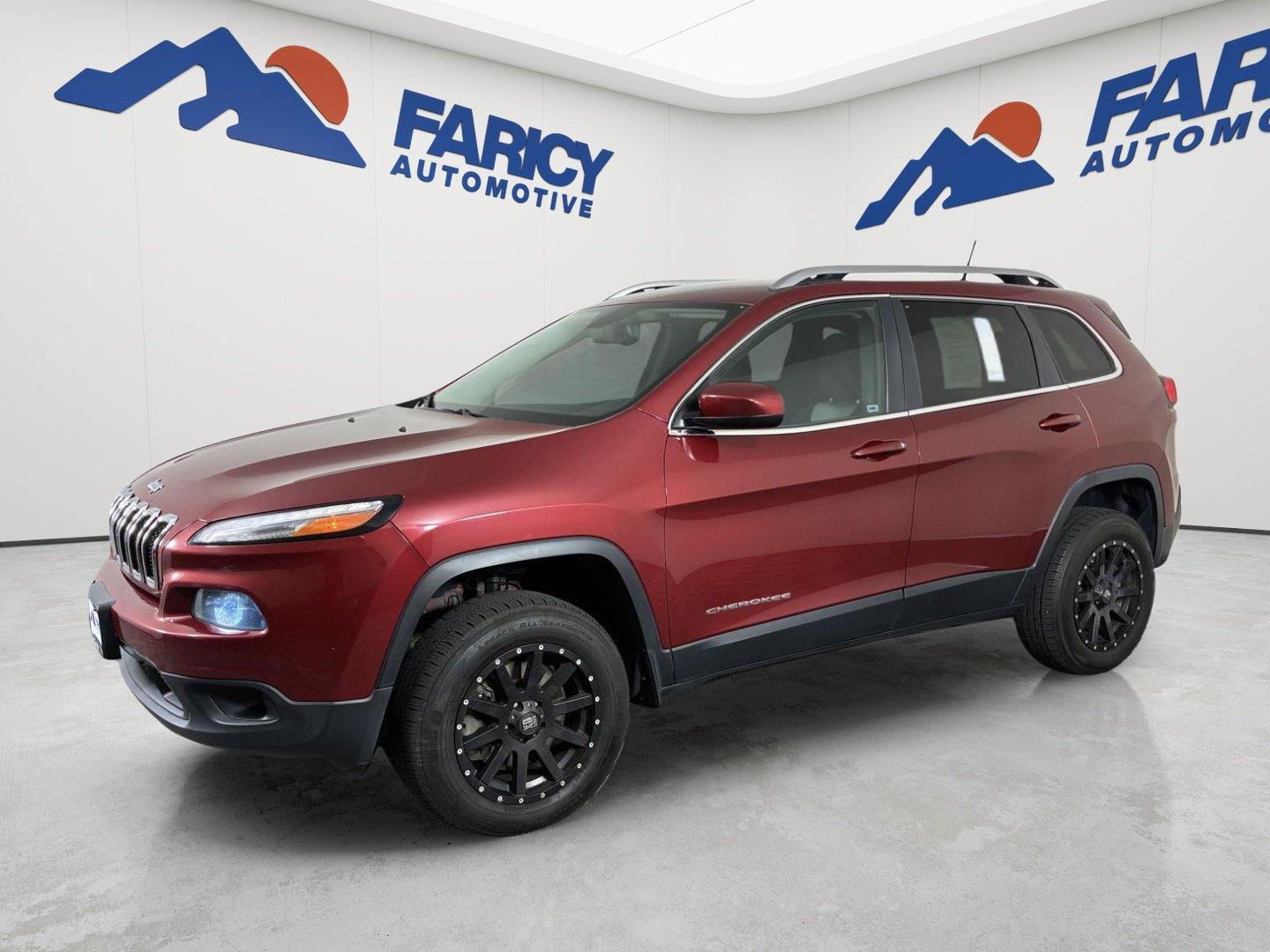 Deep Cherry Red Crystal Pearlcoat 2014 Jeep Cherokee SUV / Crossover Four-Wheel Drive 9-Speed Automatic