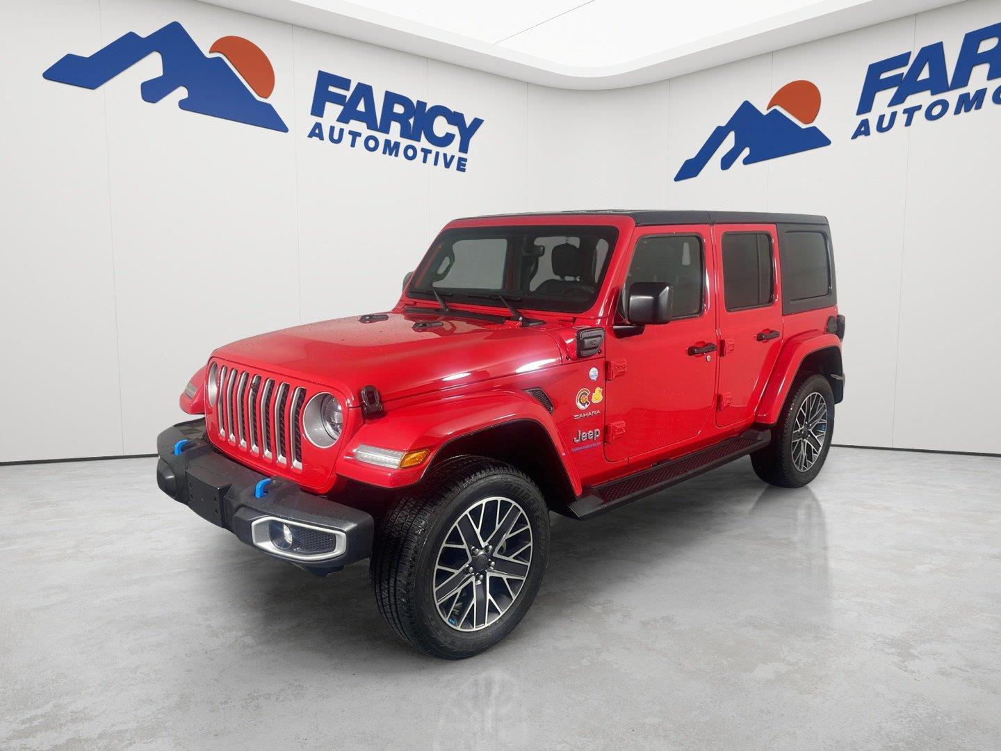 Firecracker Red Clearcoat 2023 Jeep Wrangler 4xe SUV / Crossover Four-Wheel Drive 8-Speed Automatic