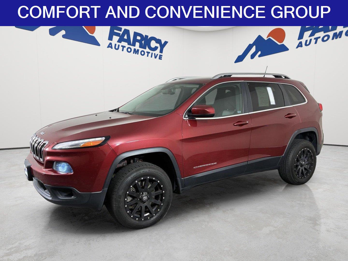 Deep Cherry Red Crystal Pearlcoat 2014 Jeep Cherokee SUV / Crossover Four-Wheel Drive 9-Speed Automatic