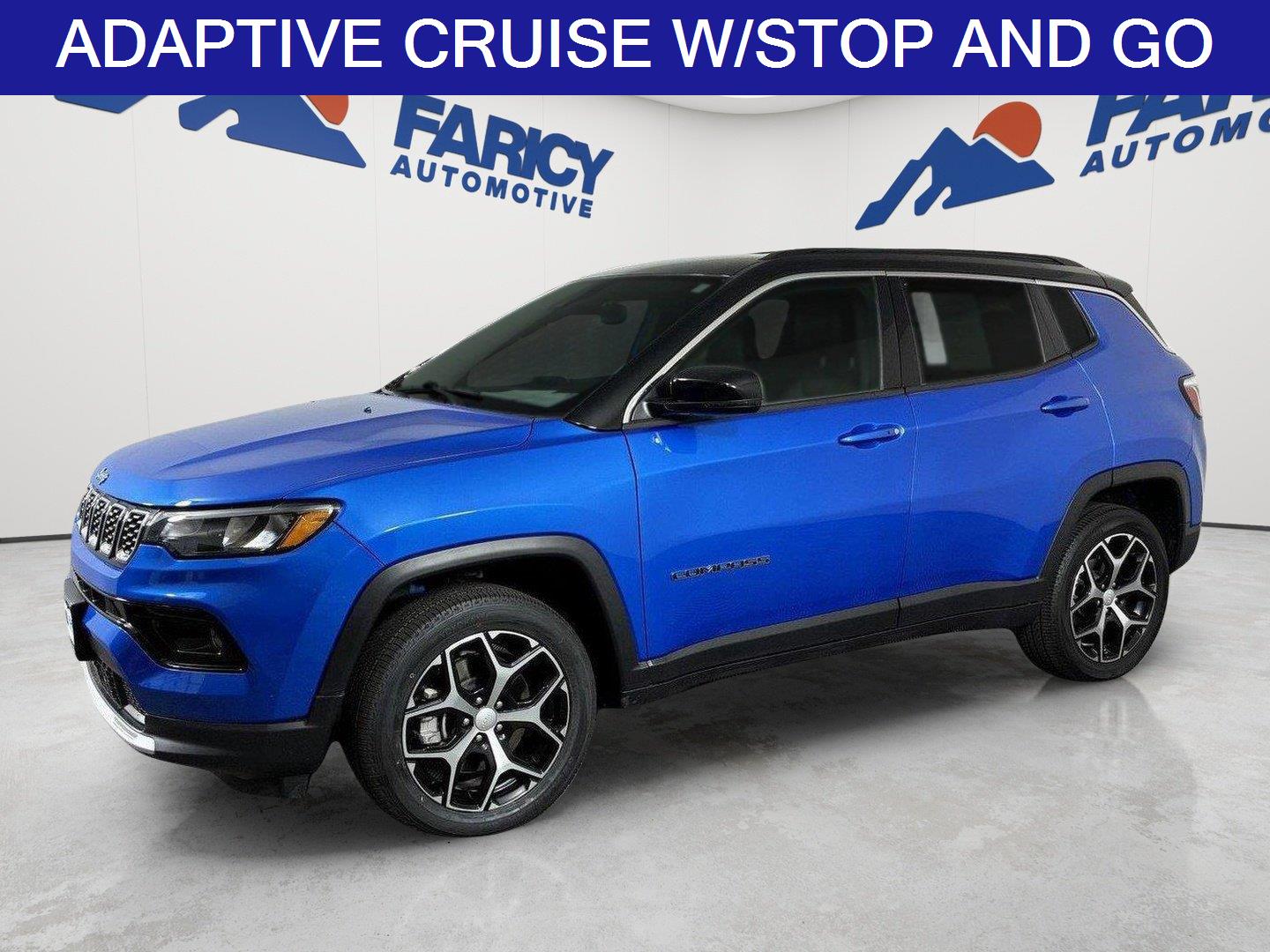 Hydro Blue Pearlcoat 2024 Jeep Compass SUV / Crossover Four-Wheel Drive 8-Speed Automatic