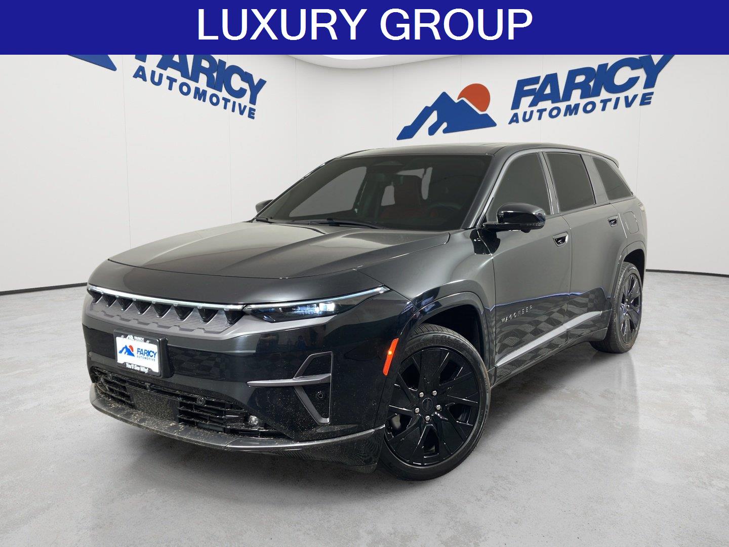 Diamond Black Crystal Pearlcoat 2025 Jeep Wagoneer S SUV / Crossover Four-Wheel Drive 1-Speed Automatic