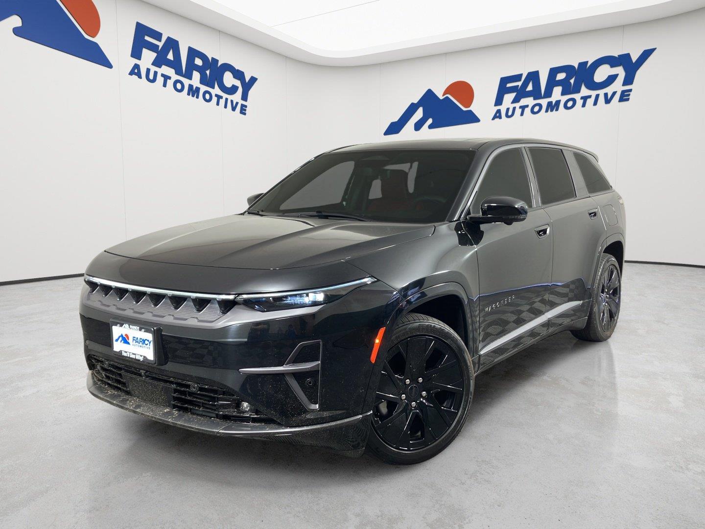 Diamond Black Crystal Pearlcoat 2025 Jeep Wagoneer S SUV / Crossover Four-Wheel Drive 1-Speed Automatic