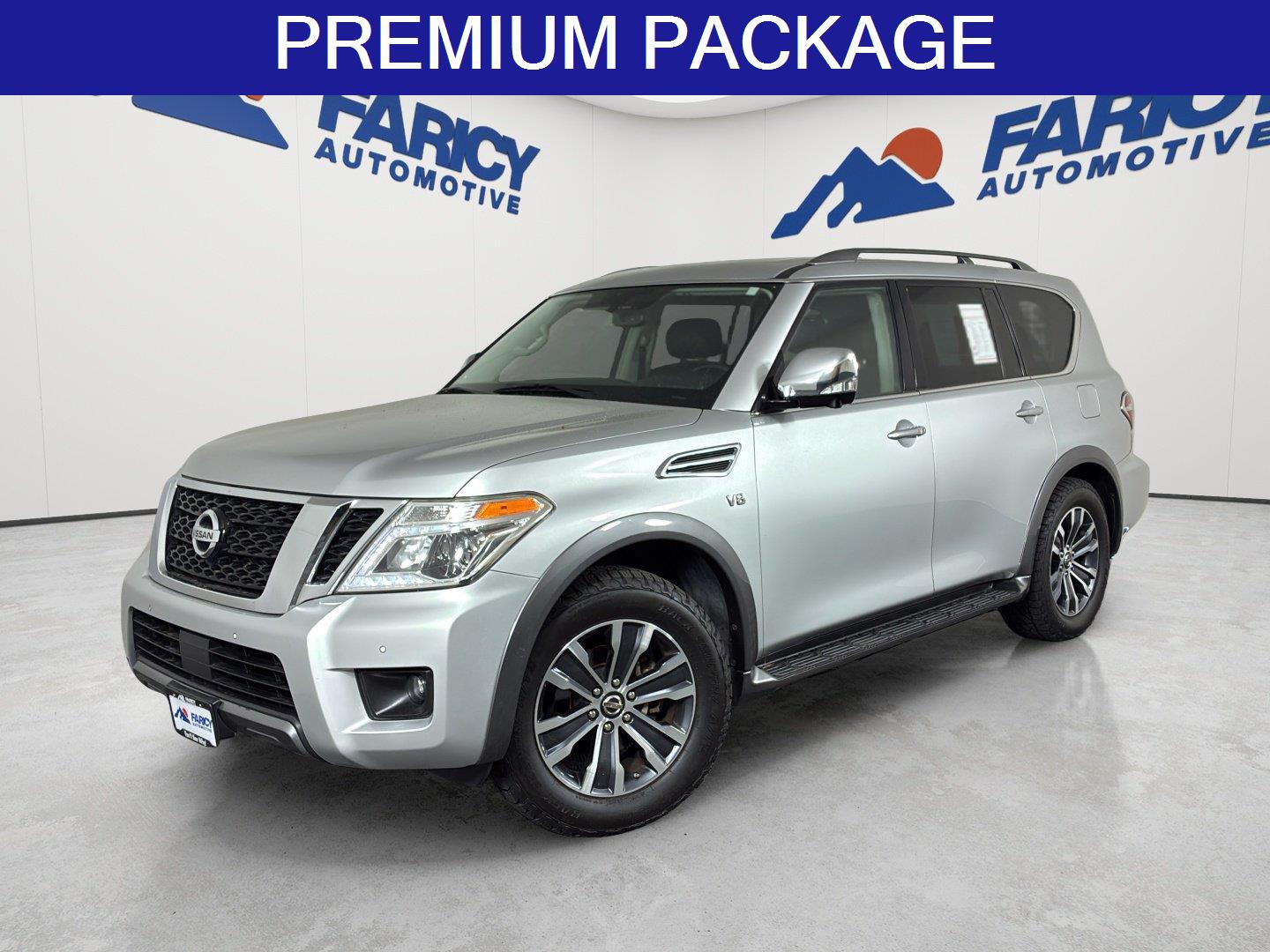 Brilliant Silver Metallic 2019 Nissan Armada SUV / Crossover Four-Wheel Drive Automatic
