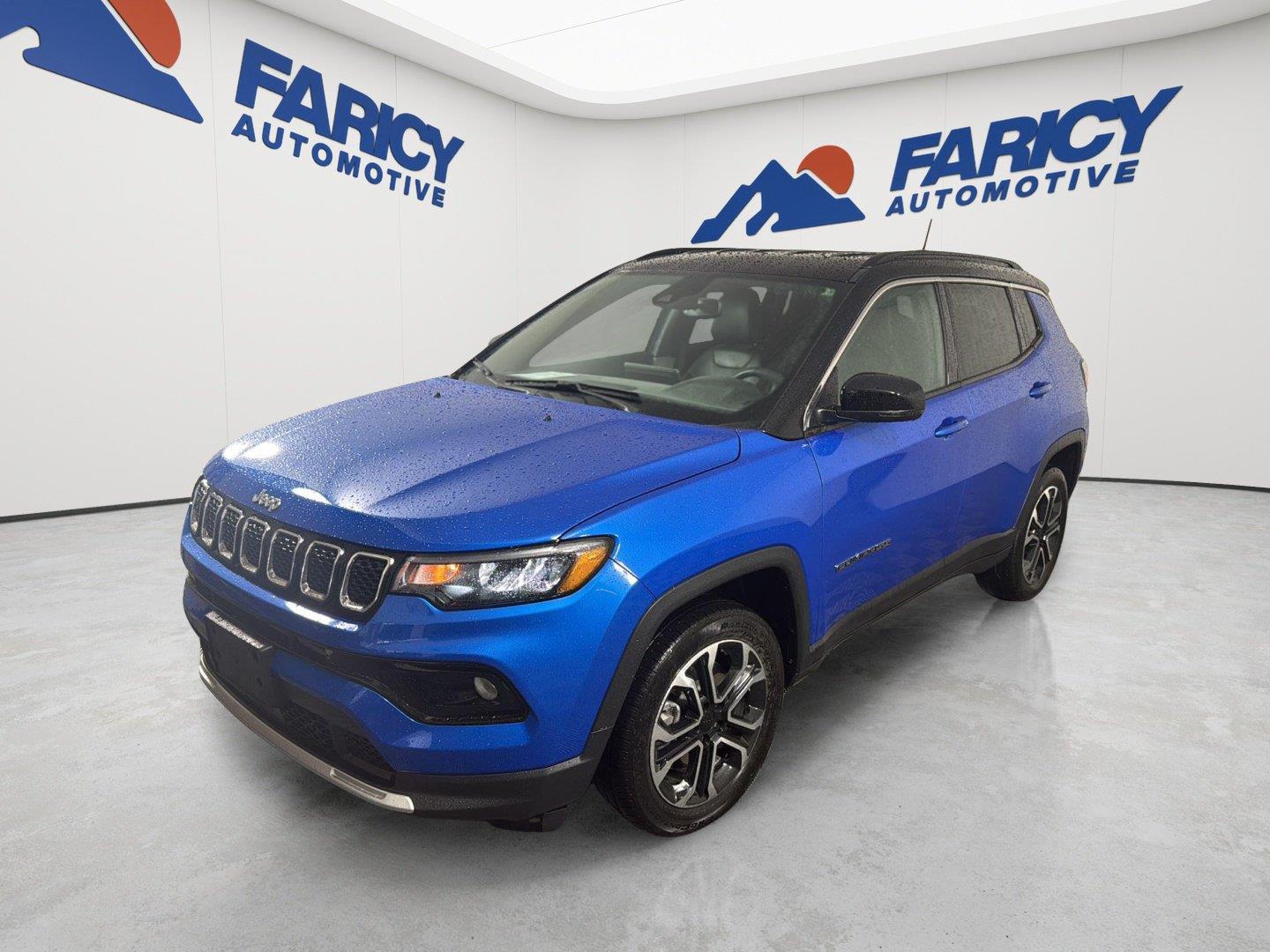 Laser Blue Pearlcoat 2023 Jeep Compass SUV / Crossover Four-Wheel Drive 8-Speed Automatic