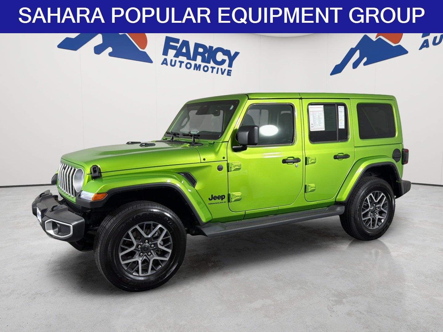 Mojito Clearcoat 2026 Jeep Wrangler SUV / Crossover Four-Wheel Drive 8-Speed Automatic