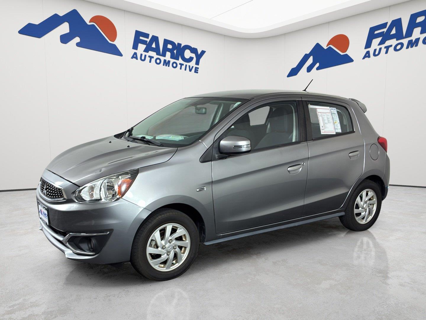Mercury Gray Metallic 2019 Mitsubishi Mirage Hatchback Front-Wheel Drive Continuously Variable Transmission