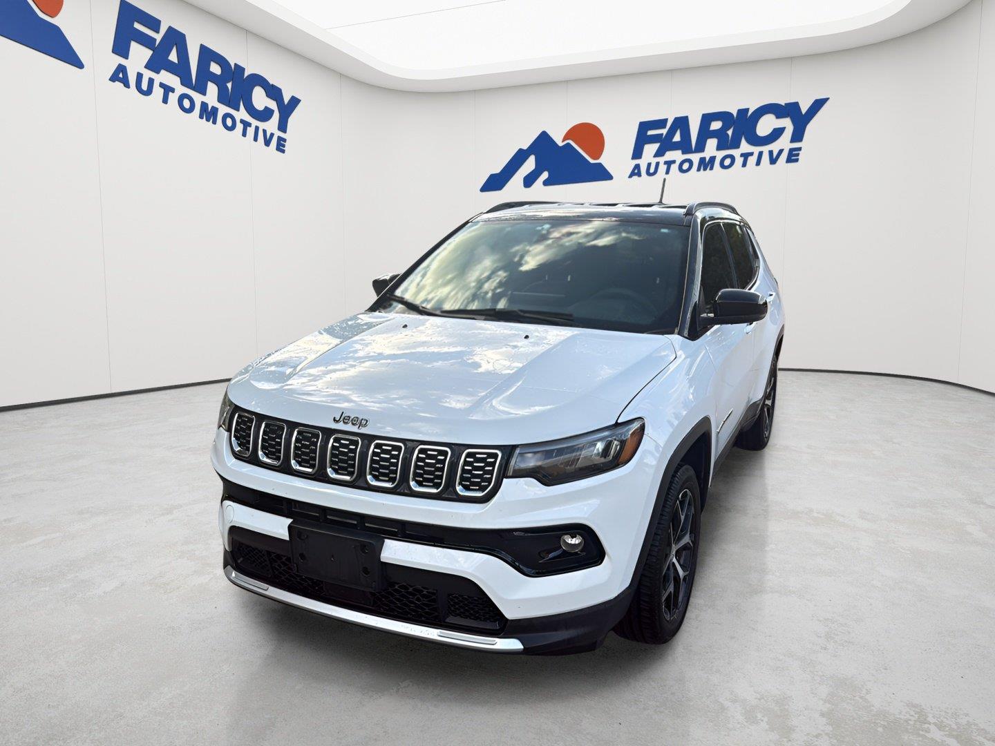 Bright White Clearcoat 2024 Jeep Compass SUV / Crossover Four-Wheel Drive 8-Speed Automatic