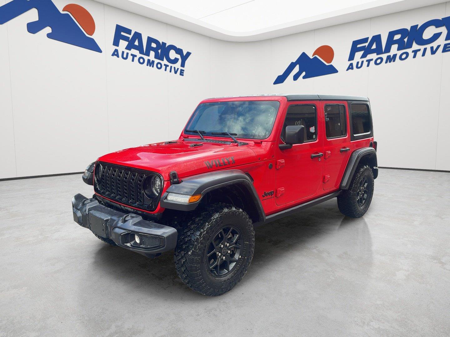 Firecracker Red Clearcoat 2025 Jeep Wrangler SUV / Crossover Four-Wheel Drive 8-Speed Automatic