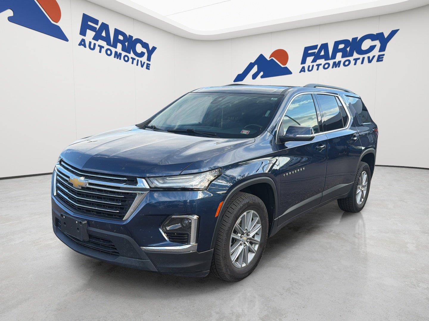 Northsky Blue Metallic 2022 Chevrolet Traverse SUV / Crossover Four-Wheel Drive 9-Speed Automatic