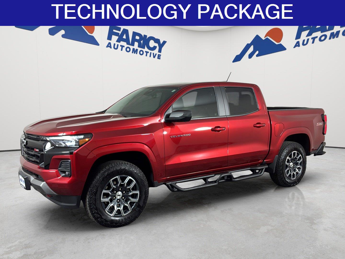 Radiant Red Tintcoat 2025 Chevrolet Colorado Pickup Truck Four-Wheel Drive 8-Speed Automatic