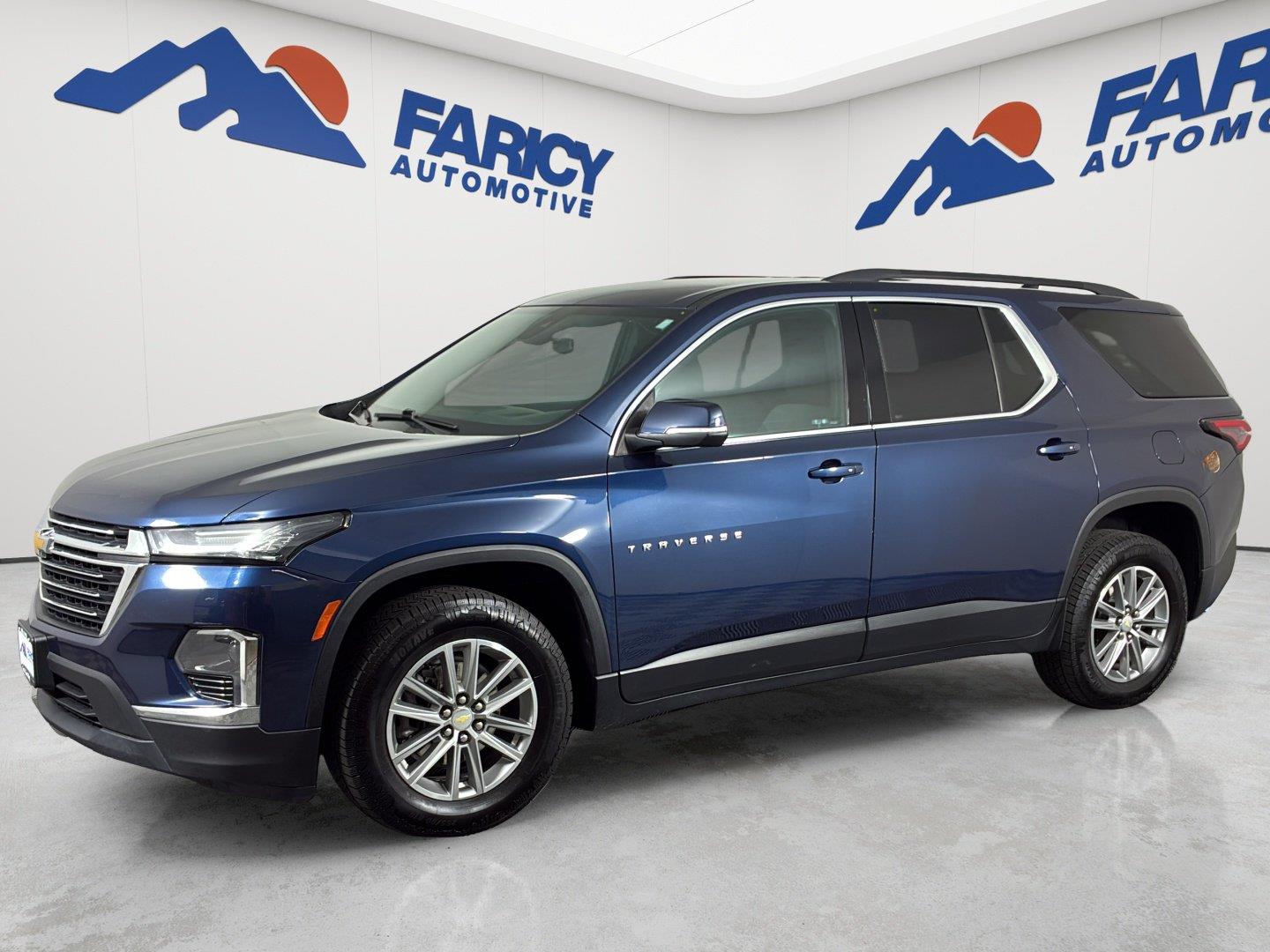 Northsky Blue Metallic 2022 Chevrolet Traverse SUV / Crossover Four-Wheel Drive 9-Speed Automatic
