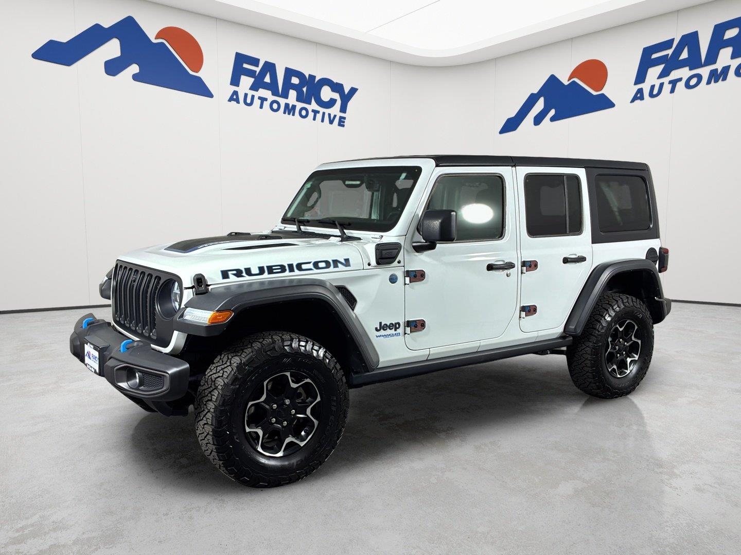 Bright White Clearcoat 2021 Jeep Wrangler 4xe SUV / Crossover Four-Wheel Drive 8-Speed Automatic