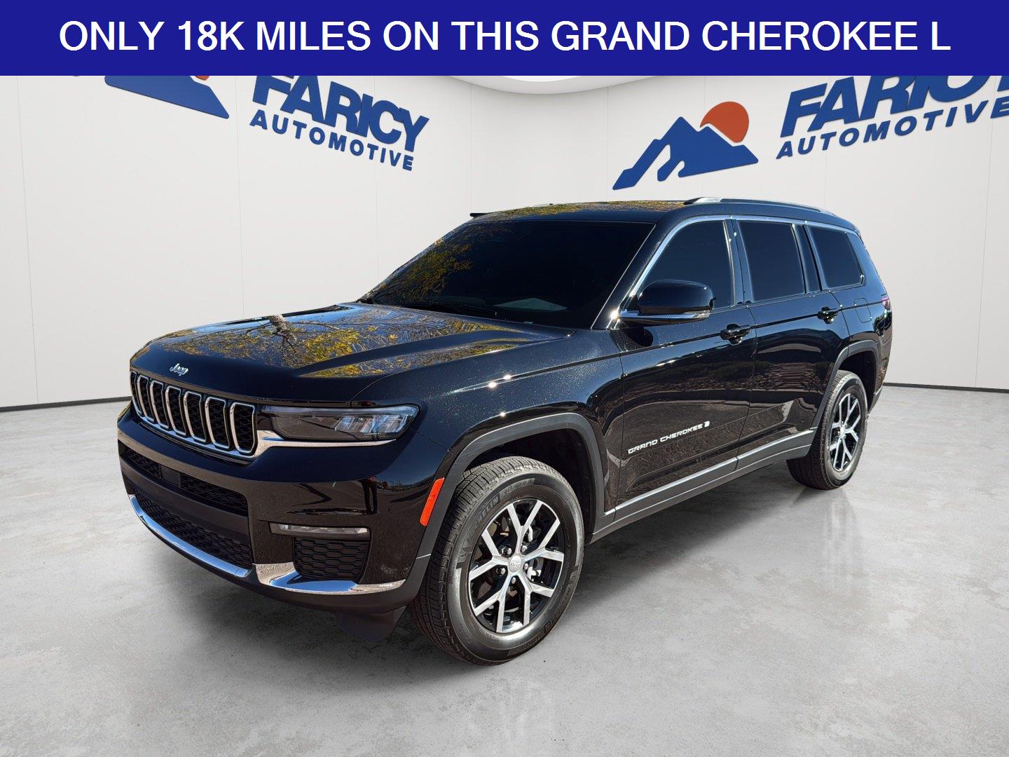 Diamond Black Crystal Pearlcoat 2025 Jeep Grand Cherokee L SUV / Crossover Four-Wheel Drive 8-Speed Automatic