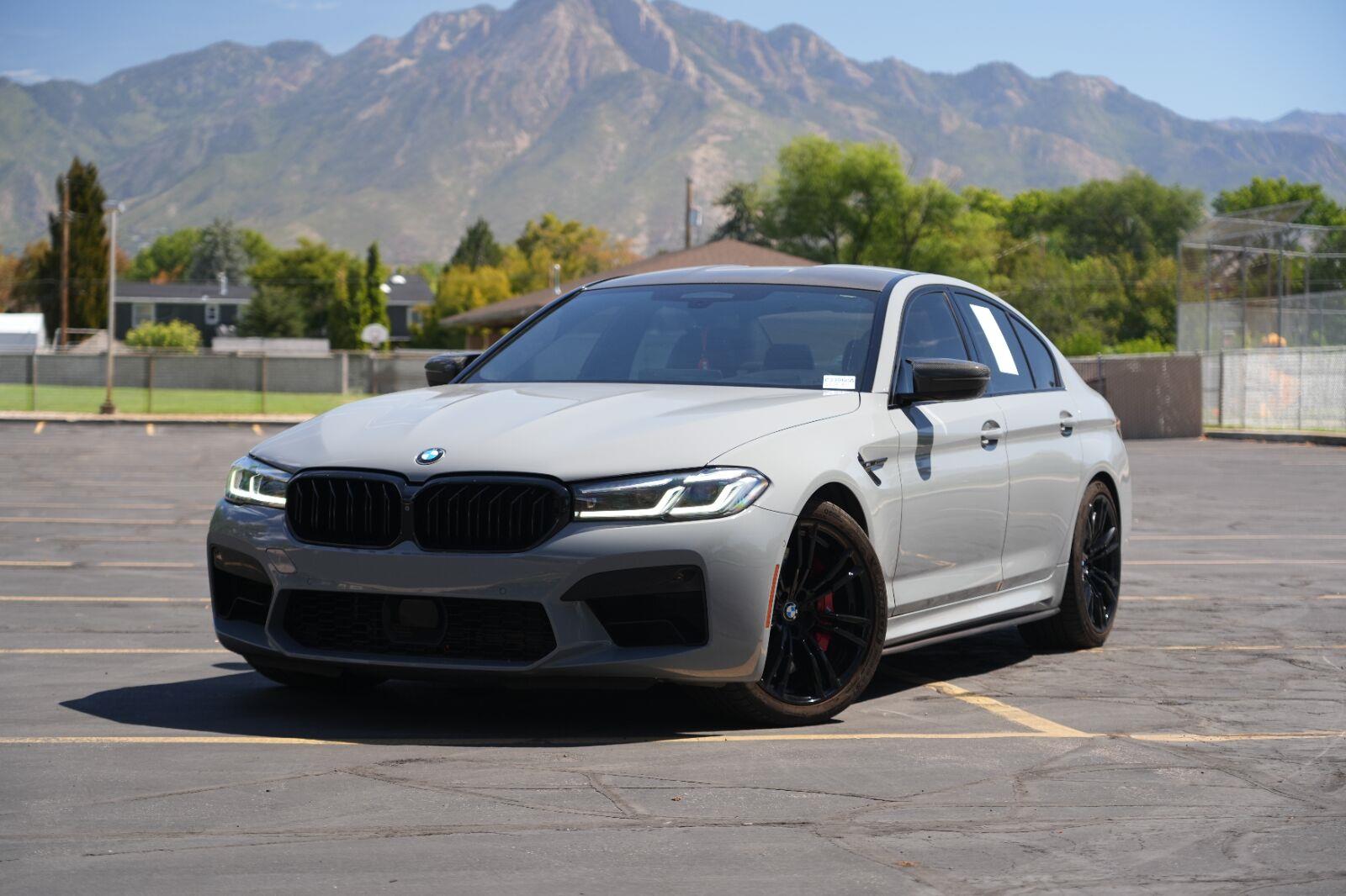 Gray (Nardo Grey) 2021 BMW M5 Sedan All-Wheel Drive Automatic