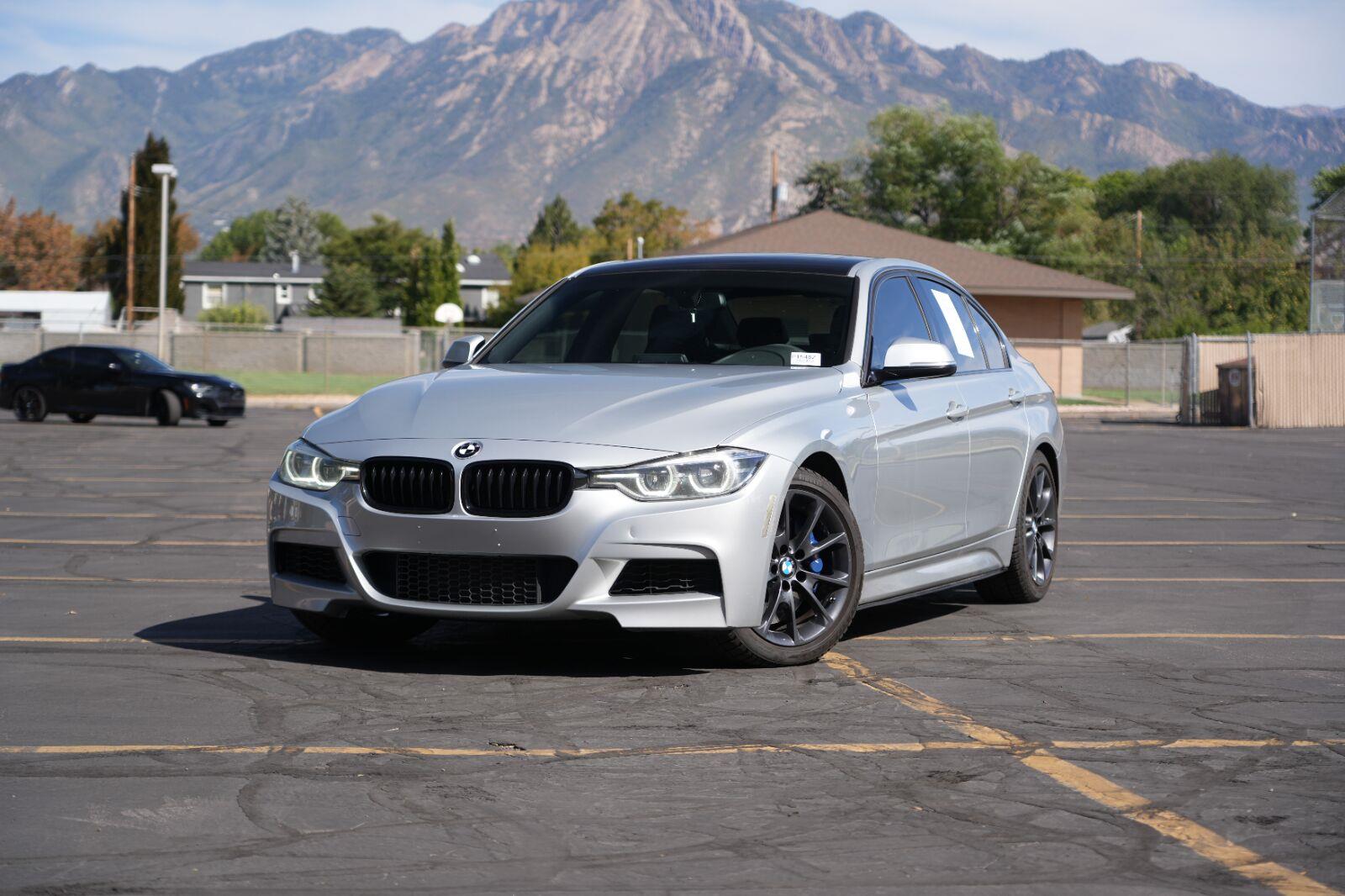 Glacier Silver Metallic 2017 BMW 3 Series Sedan All-Wheel Drive Automatic