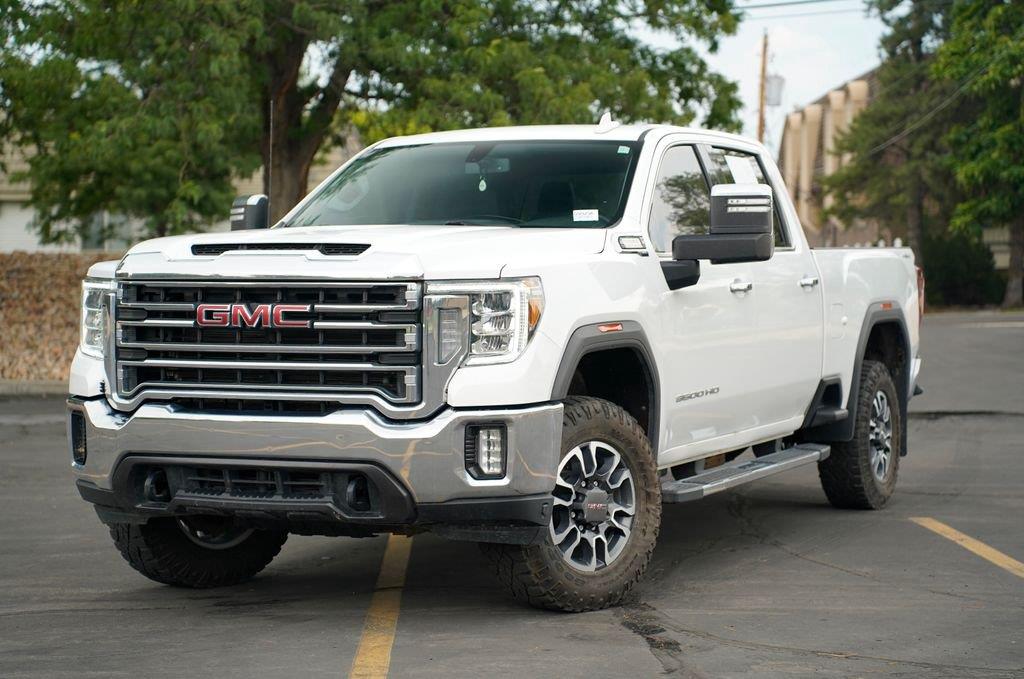 Summit White 2021 GMC Sierra 3500HD Pickup Truck Four-Wheel Drive 6-Speed Automatic