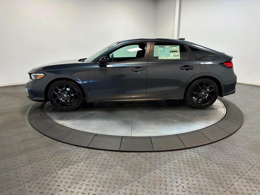 2026 Honda Civic Hatchback Sport - Meteorite Gray Metallic exterior view 5