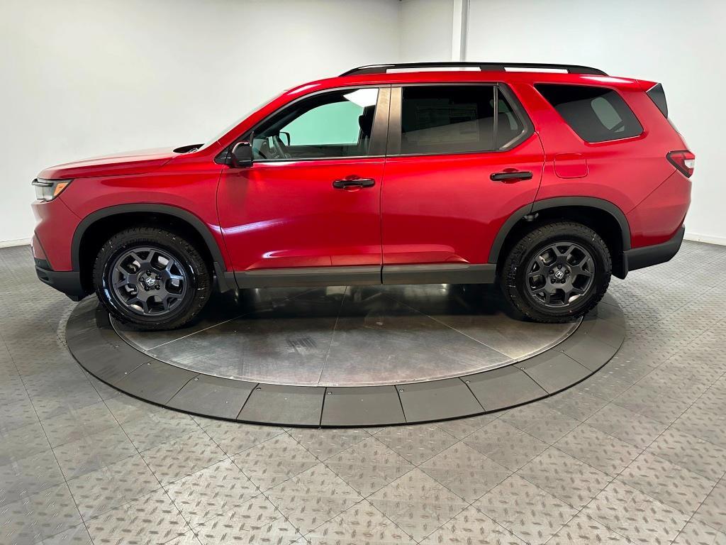 2025 Honda Pilot TrailSport - Radiant Red Metallic II exterior view 5