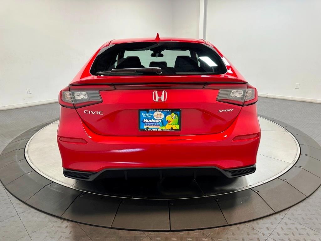 2026 Honda Civic Hatchback Sport - Rallye Red exterior view 7