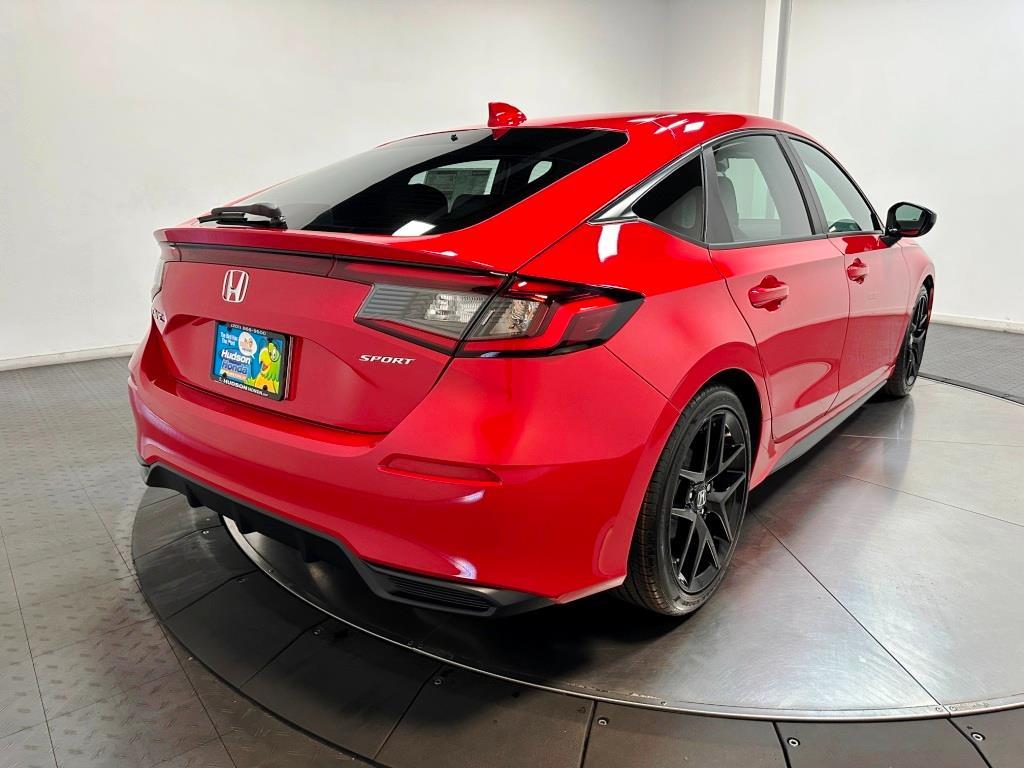 2026 Honda Civic Hatchback Sport - Rallye Red exterior view 8