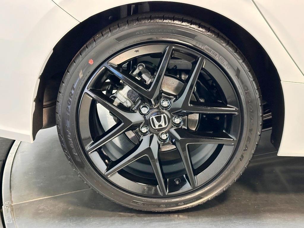 2026 Honda Civic Hatchback Sport - Platinum White Pearl exterior view 10