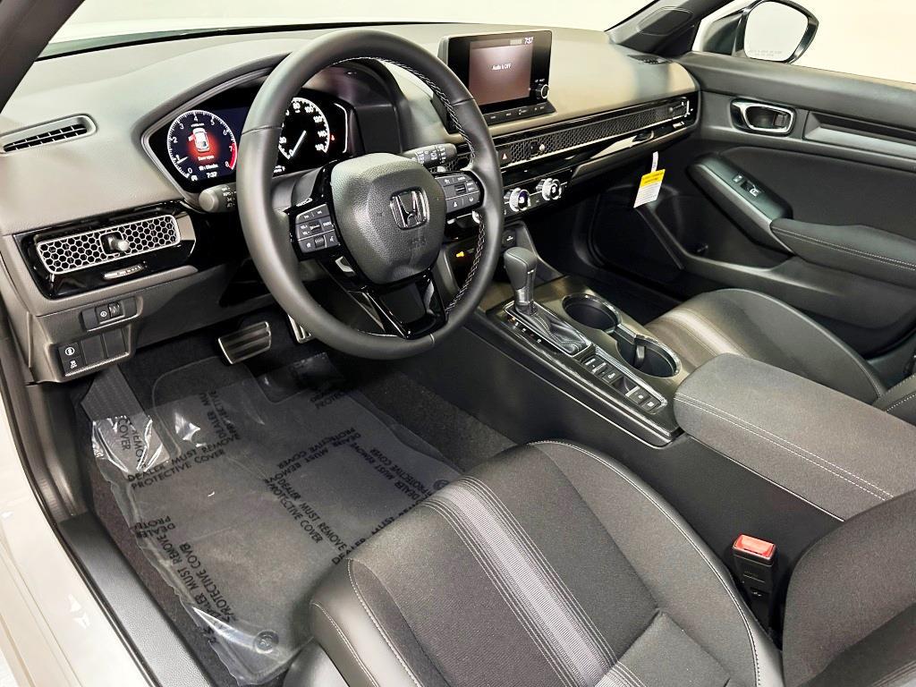 2026 Honda Civic Hatchback Sport - Platinum White Pearl exterior view 14