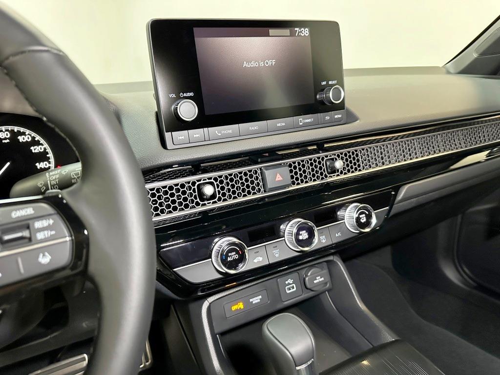 2026 Honda Civic Hatchback Sport - Platinum White Pearl exterior view 18