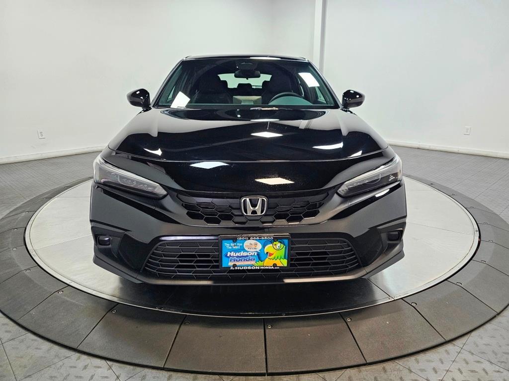 2026 Honda Civic Hatchback Sport - Crystal Black Pearl exterior view 3