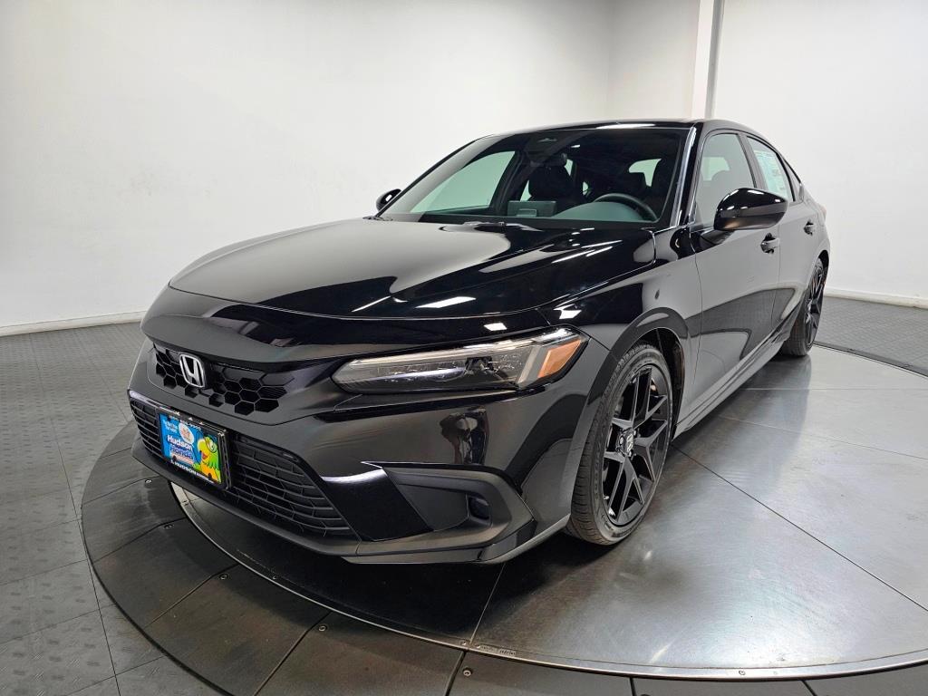 2026 Honda Civic Hatchback Sport - Crystal Black Pearl exterior view 4