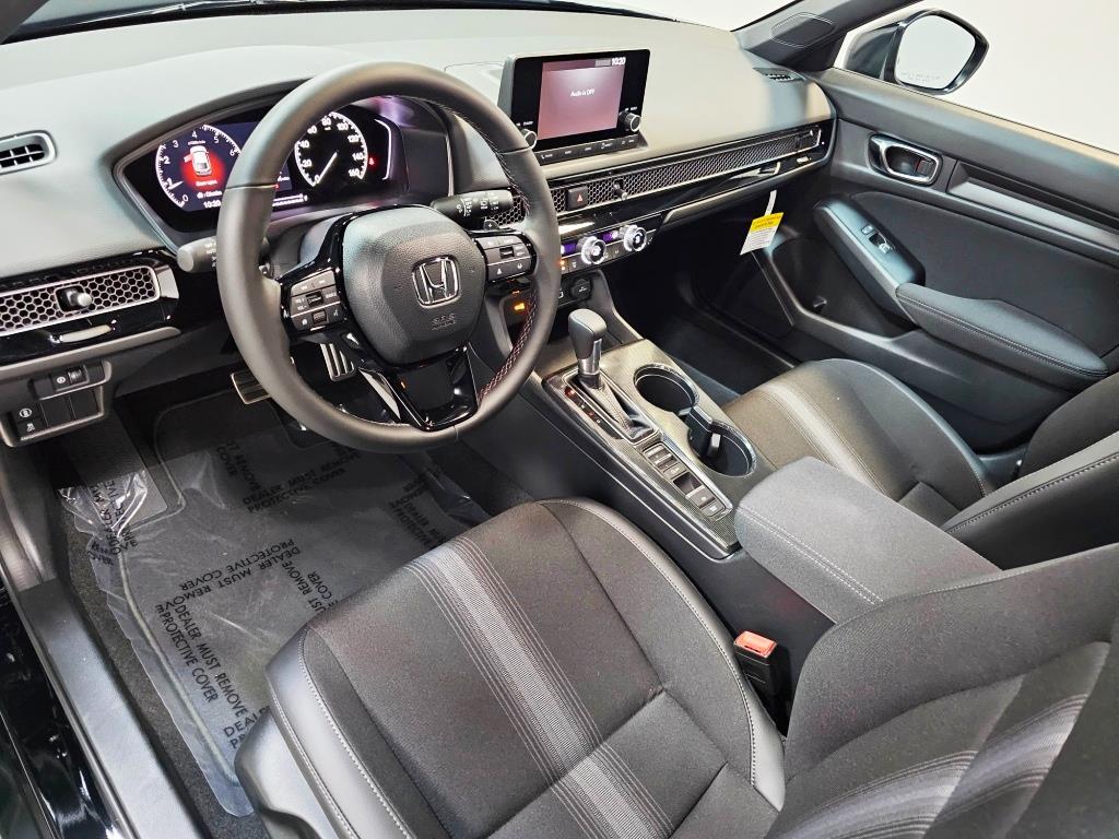 2026 Honda Civic Hatchback Sport - Crystal Black Pearl exterior view 14