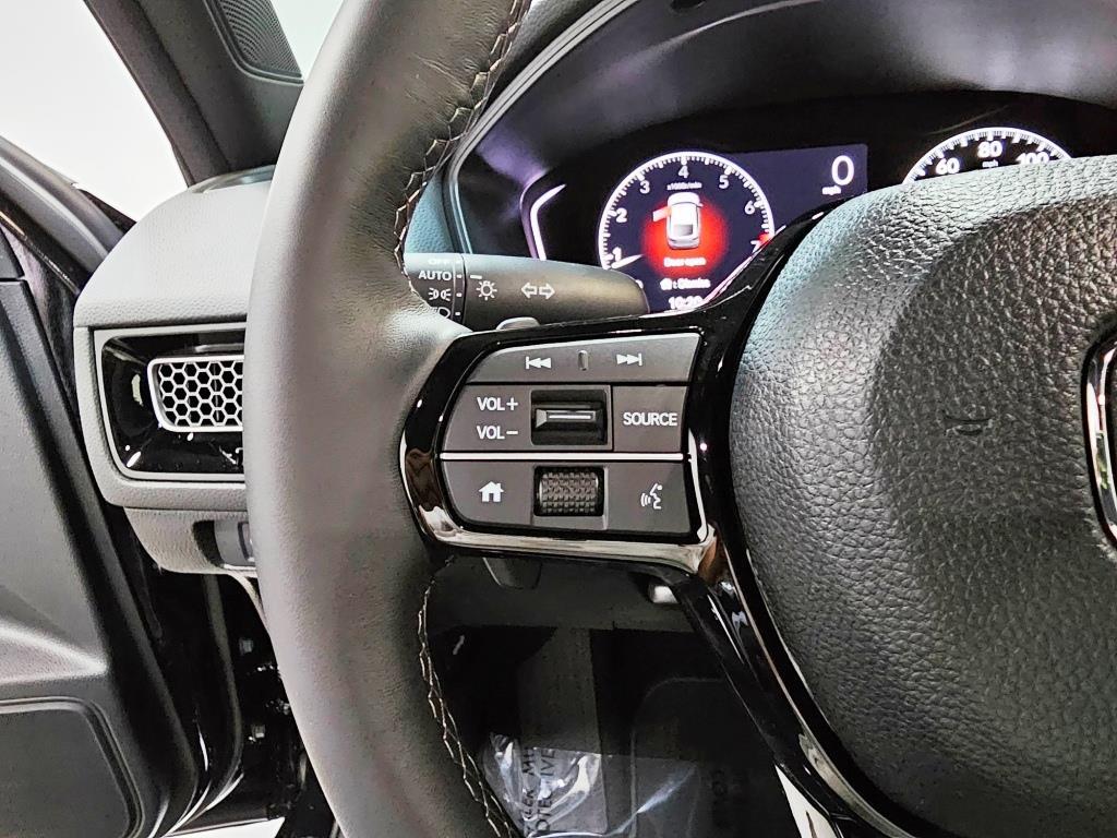 2026 Honda Civic Hatchback Sport - Crystal Black Pearl exterior view 15