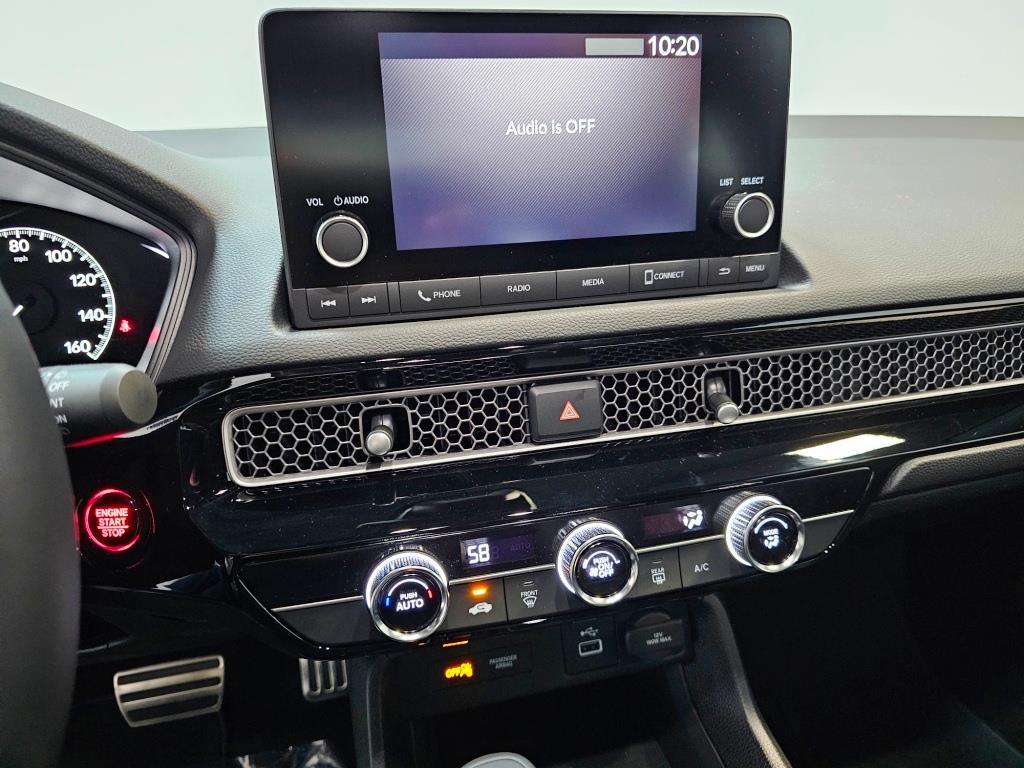 2026 Honda Civic Hatchback Sport - Crystal Black Pearl exterior view 18