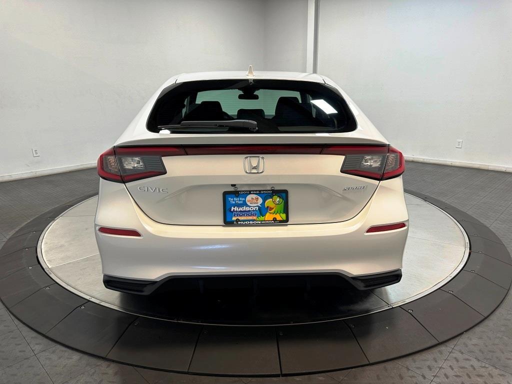 2026 Honda Civic Hatchback Sport - Platinum White Pearl exterior view 7