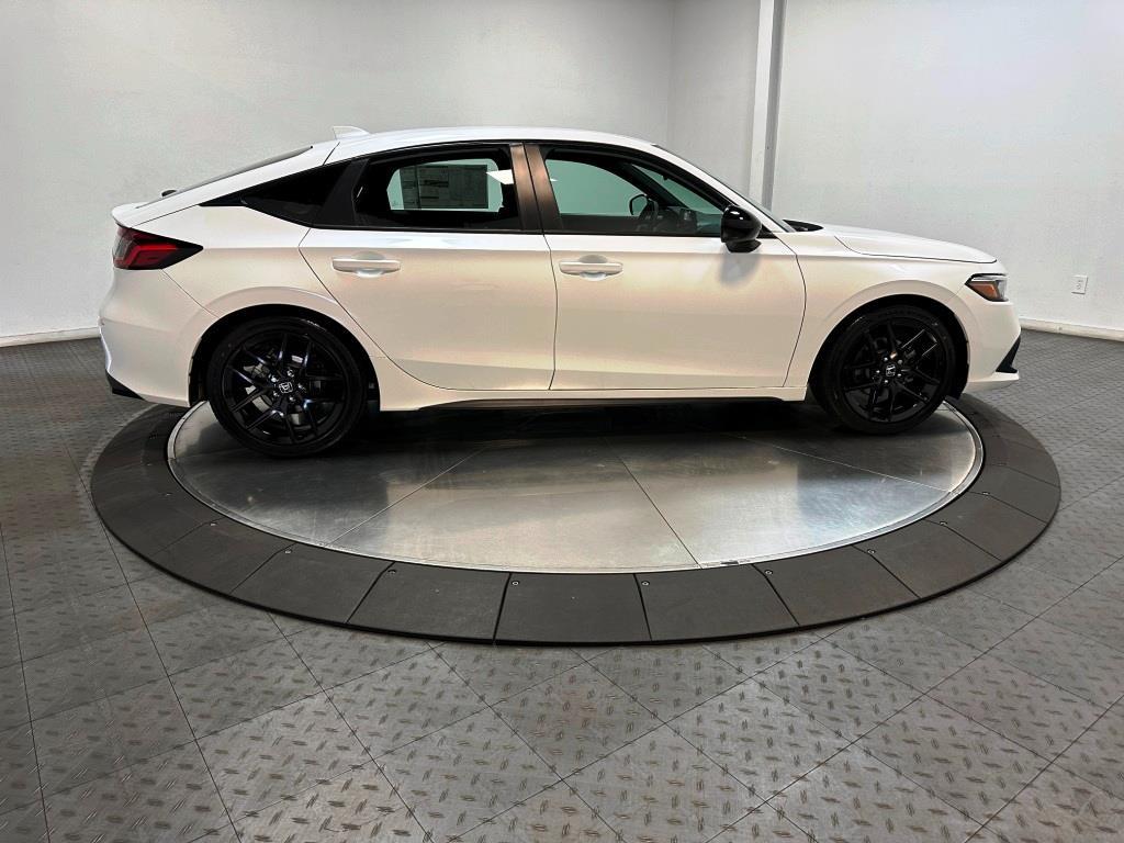 2026 Honda Civic Hatchback Sport - Platinum White Pearl exterior view 9