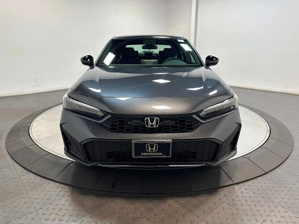 2026 Honda Civic Sedan Hybrid Sport - Meteorite Gray Metallic exterior view 3