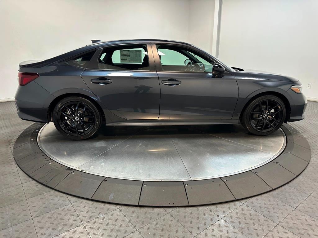 2026 Honda Civic Sedan Hybrid Sport - Meteorite Gray Metallic exterior view 9