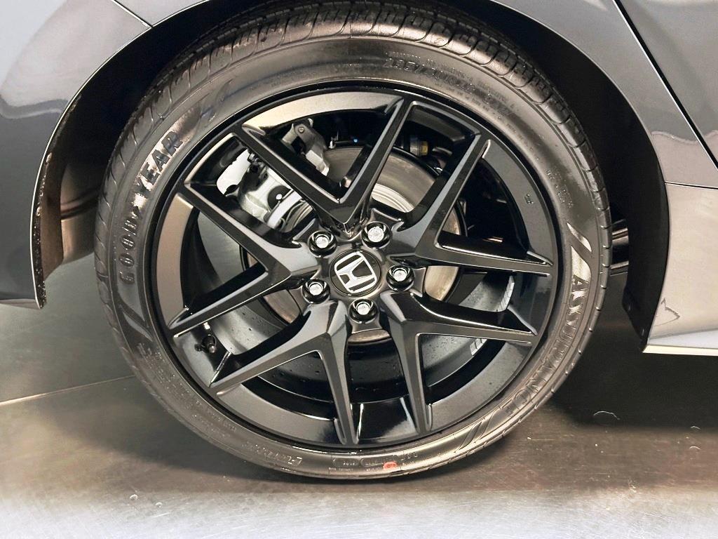 2026 Honda Civic Sedan Hybrid Sport - Meteorite Gray Metallic exterior view 10