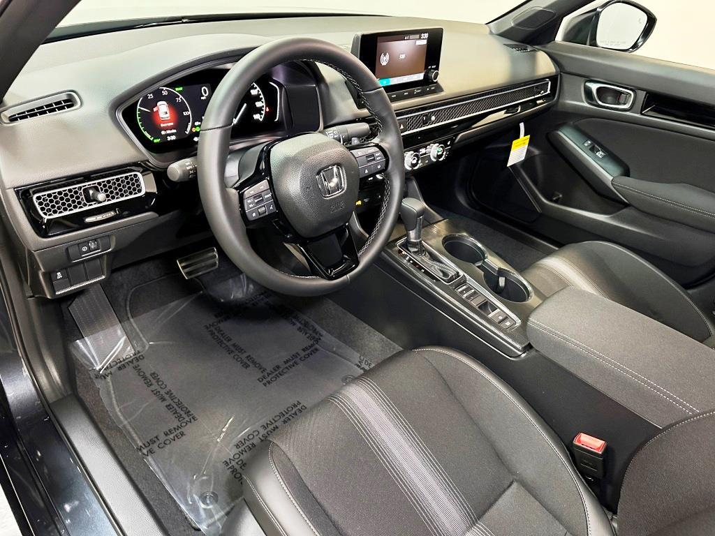 2026 Honda Civic Sedan Hybrid Sport - Meteorite Gray Metallic exterior view 14