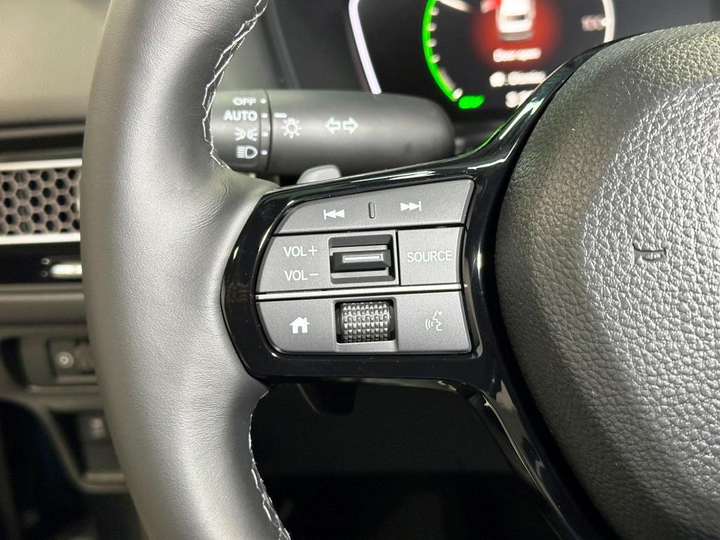 2026 Honda Civic Sedan Hybrid Sport - Meteorite Gray Metallic exterior view 15