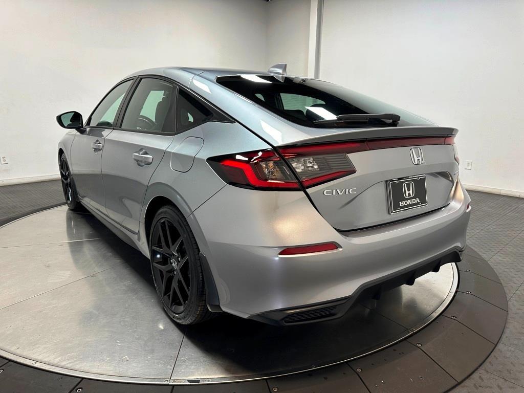 2026 Honda Civic Hatchback Sport - Solar Silver Metallic exterior view 6