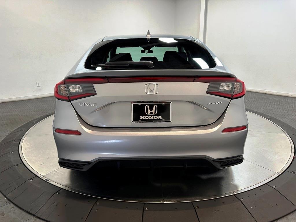 2026 Honda Civic Hatchback Sport - Solar Silver Metallic exterior view 7