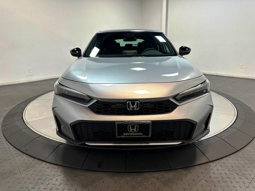 2026 Honda Civic Hatchback Sport - Solar Silver Metallic exterior view 3