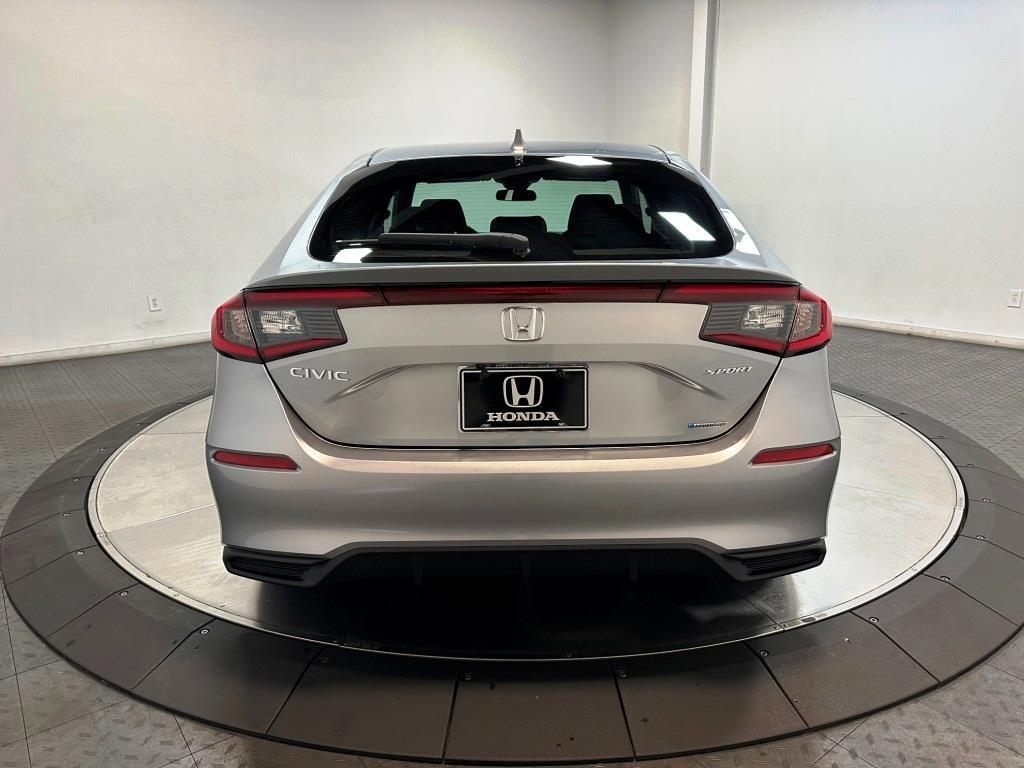 2026 Honda Civic Hatchback Sport - Solar Silver Metallic exterior view 7