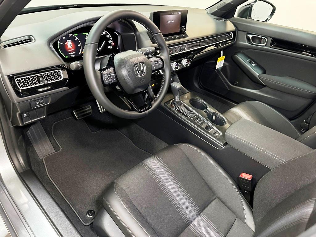 2026 Honda Civic Hatchback Sport - Solar Silver Metallic exterior view 14