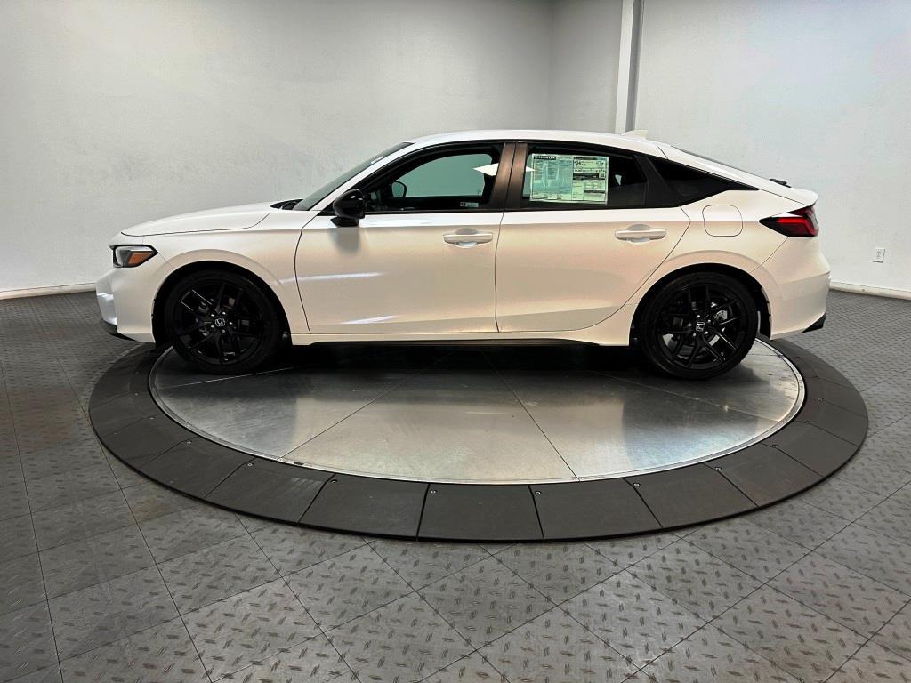 2026 Honda Civic Hatchback Sport - Platinum White Pearl exterior view 5