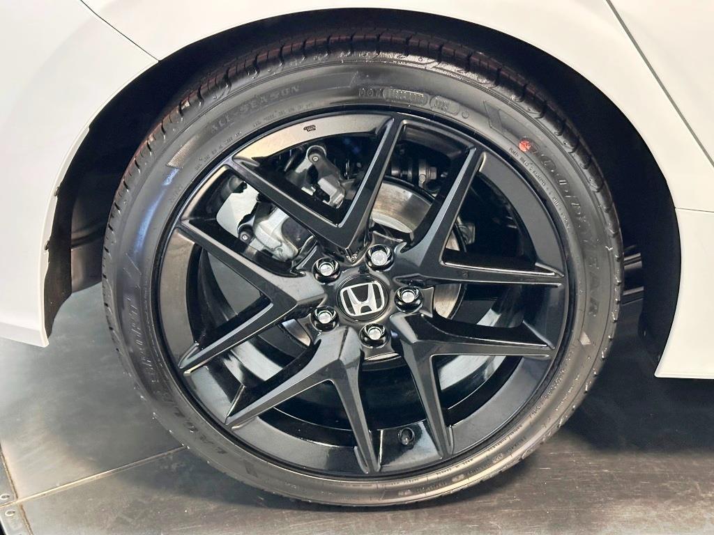 2026 Honda Civic Hatchback Sport - Platinum White Pearl exterior view 10